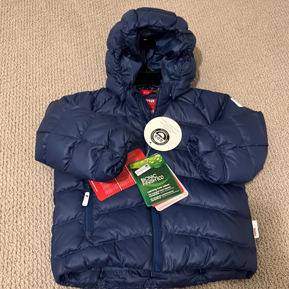 Reima down jacket 2T - NWT